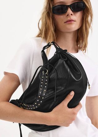 Mango Borsa spalla ovale nero - Donna - Taglia unica - MANGO