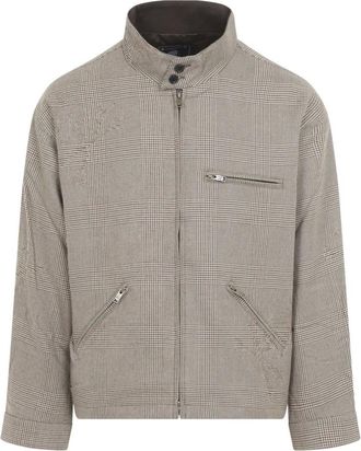 MASTERMIND WORLD Giacca Harrington a Quadri - - Jackets - Uomo - Grigio - M