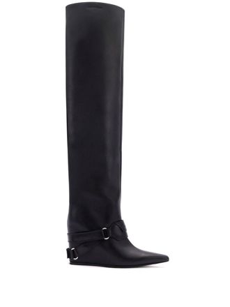 Courr&egrave;ges Stivali con zeppa - Nero