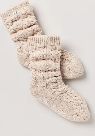 UGG Elowyn Cable Knit Grip Socks