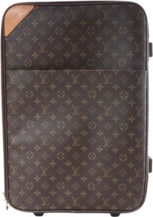 Louis Vuitton Pre-owned Pegase 60 - unisex - Vintage Weekendtas - Bruin - ONE Size - Leer - Vintage