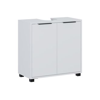 Vicco Mueble Bajo Lavabo Alina, Blanco, 60 X 60 Cm Con Puertas, Vicco
