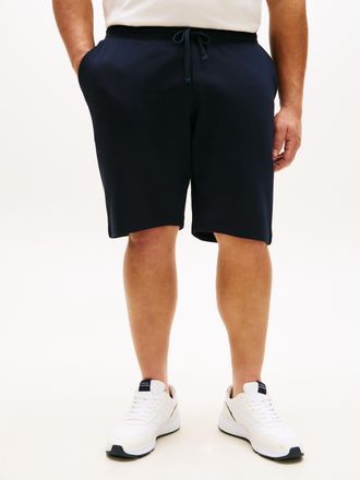 Tommy Hilfiger Big & Tall Sweatshorts ESSENTIAL TERRY, Herren, Gr. 4XL, N-Gr, desert sky, Web, Obermaterial: 100% Baumwolle, TOMMY HILFIGER BIG & TALL, unifarben, regular fit k