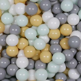 OEM Pelotas De Juguete &Oslash;7cm 500uds Blanco, Menta Claro, Gris, Beige