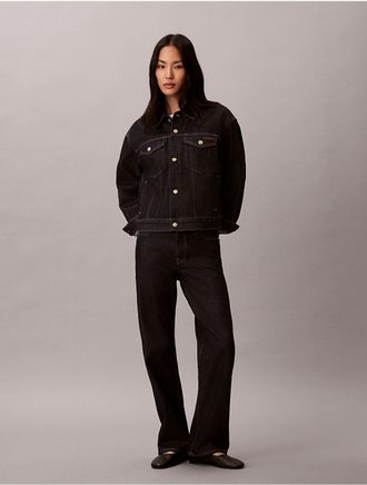 Calvin Klein Jeans Calvin Klein Womens Lunar New Year 90s Straight Jeans - Dark Blue - 26W x RL