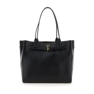 Tom Ford Tassen, Dames, Zwart, ONE Size, Leer, Audrey Medium Tote
