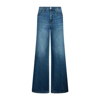 Liu Jo Flared jeans with side slits - female - Liu Jo - Wide Jeans - Blue - W30 - Jeans