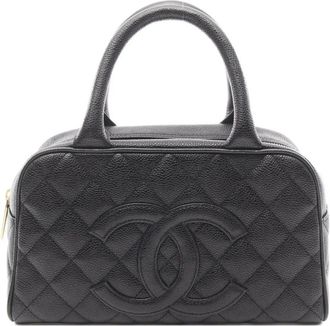 Chanel Borsa a mano Boston mini matelass&eacute; 2005-2006 - Nero