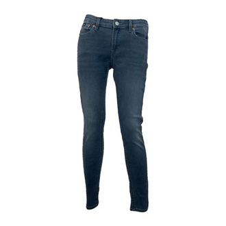 Denham Skinny Fit Jeans, female, Blue, W26 L30, Skinny Mid-Rise Stretch Jeans Dark Blue