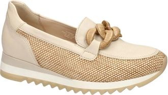 Gabor Schoenen, Dames, Beige, 37 1/2 EU, Leer, Classic Loafer