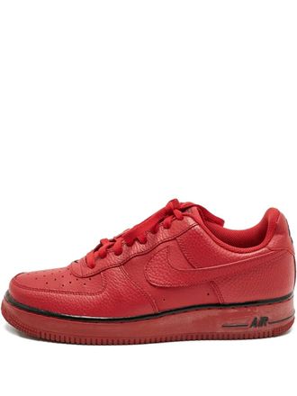 Nike Air Force 1 low leather sneakers - men - Calf Leather/Fabric/Rubber - 42.5 - Red