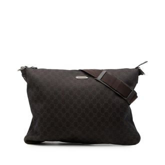 Gucci Pre-owned Gucci GG Denim Crossbody Unisex 190628 200047