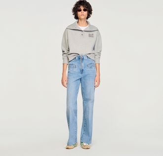 Sandro Wide-leg jeans