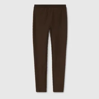 Gucci GG Jersey Jacquard Leggings, Brown, Ready-to-wear