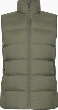 Mountain Warehouse Mens Mountain Warehouse Mens Stratus Down Packable Gilet - Green - Size: 44/Regular