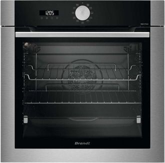Brandt forno multifunzione da incasso 73l 60cm a+ pirolisi inox - bop7536x