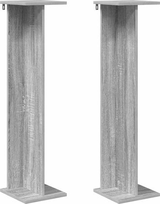 vidaXL Soporte De Plantas 2 Uds. Sonoma Gris 25 X 25,5 X 100,5 Cm Vidaxl