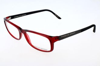 Porsche Design Red Acetate Glasses Womens (Frames)