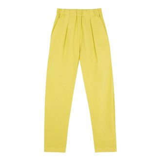 Cortana Broeken, Dames, Geel, XS, Hennep, Ama Broeken