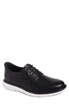 Marc Joseph New York Cloud Street Hands-Free Slip-On Derby in Black Grainy Leather at Nordstrom, Size 10.5