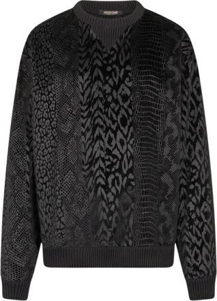 Roberto Cavalli Uomo, Felpe, Nero, L, new