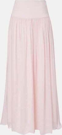 Possé Gonna lunga Solene in mesh a vita alta