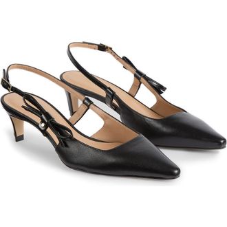 L.k. Bennett Marilyn Slingback Pump in Black-Black at Nordstrom Rack, Size 39