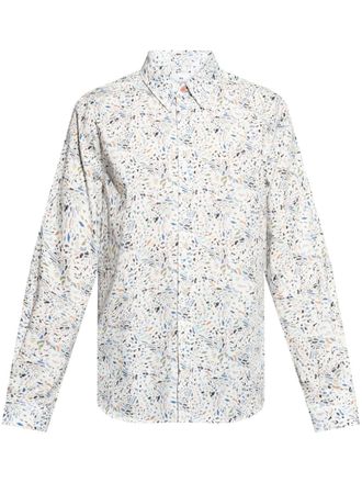 Paul Smith abstract-print shirt - White