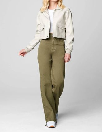 Blank NYC Any Other Way Pants In Army Green
