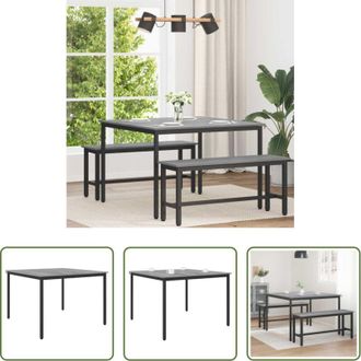 vidaXL Tavolo da pranzo moderno - Tavoli da pranzo METALLO