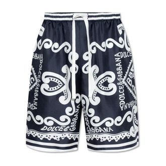 Dolce & Gabbana Hombre, Pantalones cortos, Azul, Talla: L