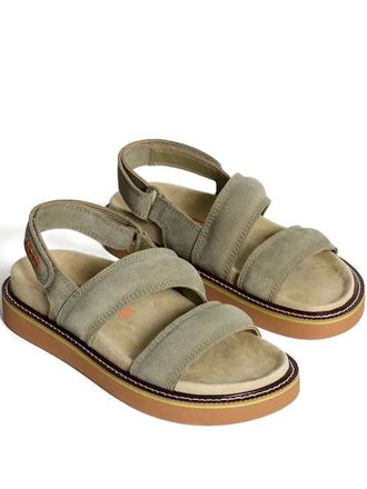 Hoff Sandali con plateau e doppia fibbia - Verde