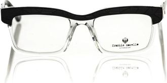 Frankie Morello Clubmaster Geometrische Bril - unisex - Brillen - Zwart - ONE Size - Accessoires