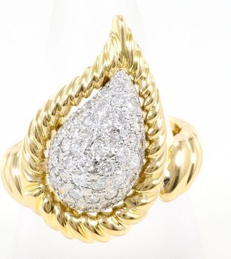C&A Platinum Yellow Gold Yellow Gold (18K) Platinum 900 Band Ring (Pre-Owned)