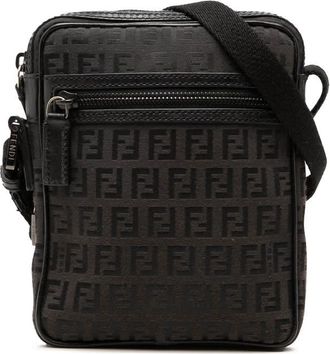 Fendi Pre-owned Fendi Zucchino Canvas Crossbody Ladies N4JV3QRR91XH5H9Z