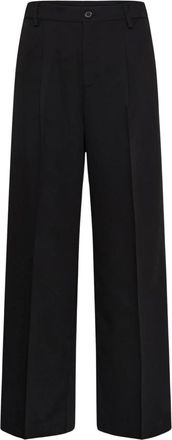 Kaffe Wide Pantaloni - - Trousers - Donna - Nero - M