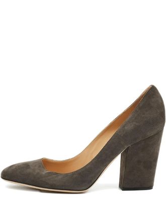 Sergio Rossi block heel pumps - Grey