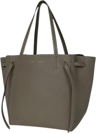 Celine Pre-owned Vintage Tote Bag - Dames - Vintage Shopper - Grijs - ONE Size - Leer - Vintage