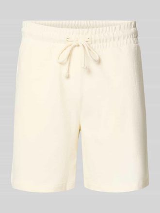 GANT Relaxed Fit Sweatshorts aus reiner Baumwolle mit Tunnelzug in Offwhite, Gr&ouml;&szlig;e M