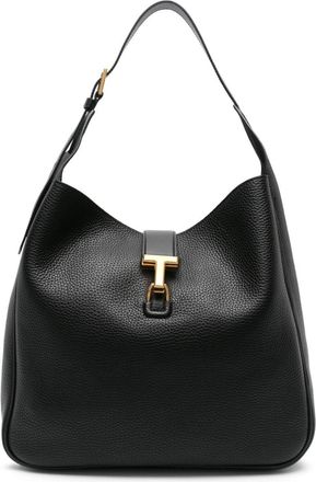 Tom Ford large Tara Crazy shoulder bag - women - Calf Leather/Calf Leather/Brass - OS - Black