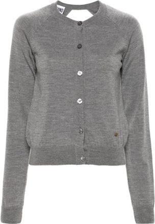 Moschino Grijze Sweaters voor Mannen en Vrouwen - Dames - Vesten - Grijs - S - Truien & Vesten