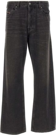 Diesel Relaxed jeans 1980 d-eeper 09j 96 - Heren - Loose Fit Jeans - Zwart - W34 - Katoen - Jeans