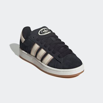 adidas Sneaker ADIDAS ORIGINALS CAMPUS 00S, Damen, Gr. 38,5, weiss (core schwarz, cream wei&szlig;, magic beige), Leder, Schuhe Sneaker