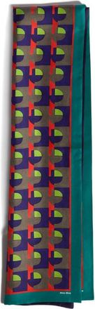 Miu Miu Printed Silk Scarf