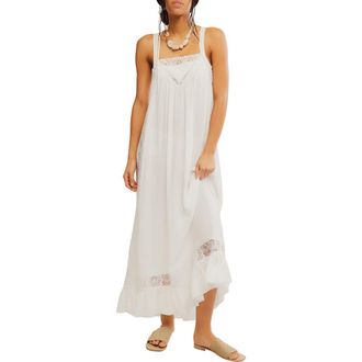 Free People Kiss Me Later Slipdress in Clean Ivory at Nordstrom, Size X-Large