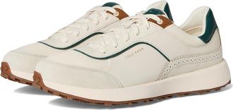 Cole Haan Grand Crosscourt Hallet Runners Womens Snow Shoes Ivory Mesh/Leather/Tobacco Suede : 10.5 B - Medium