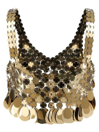 Paco Rabanne Tank Top - Gold