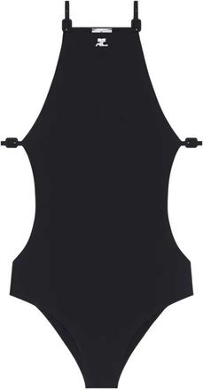 Courr&egrave;ges Einteiliger Courreges-Badeanzug mit ausgeschnittenem Detail