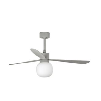Netlighting Amelia Large Ball Led Grey Ceiling Fan 20W 2700K 6 Speed