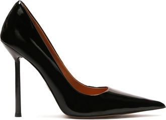 Kazar Zwarte pumps van lakleer met een slanke hak - Dames - Pumps - Zwart - 39 EU - Leer - Schoenen